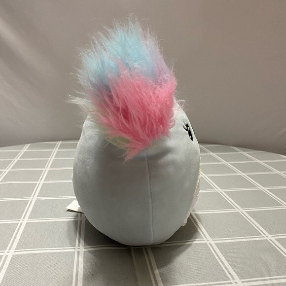KYA Koala Squishmallow Pastel Blue & Rainbow Fluffy Ears Plush Toy with Sequins - Picture 3 of 8